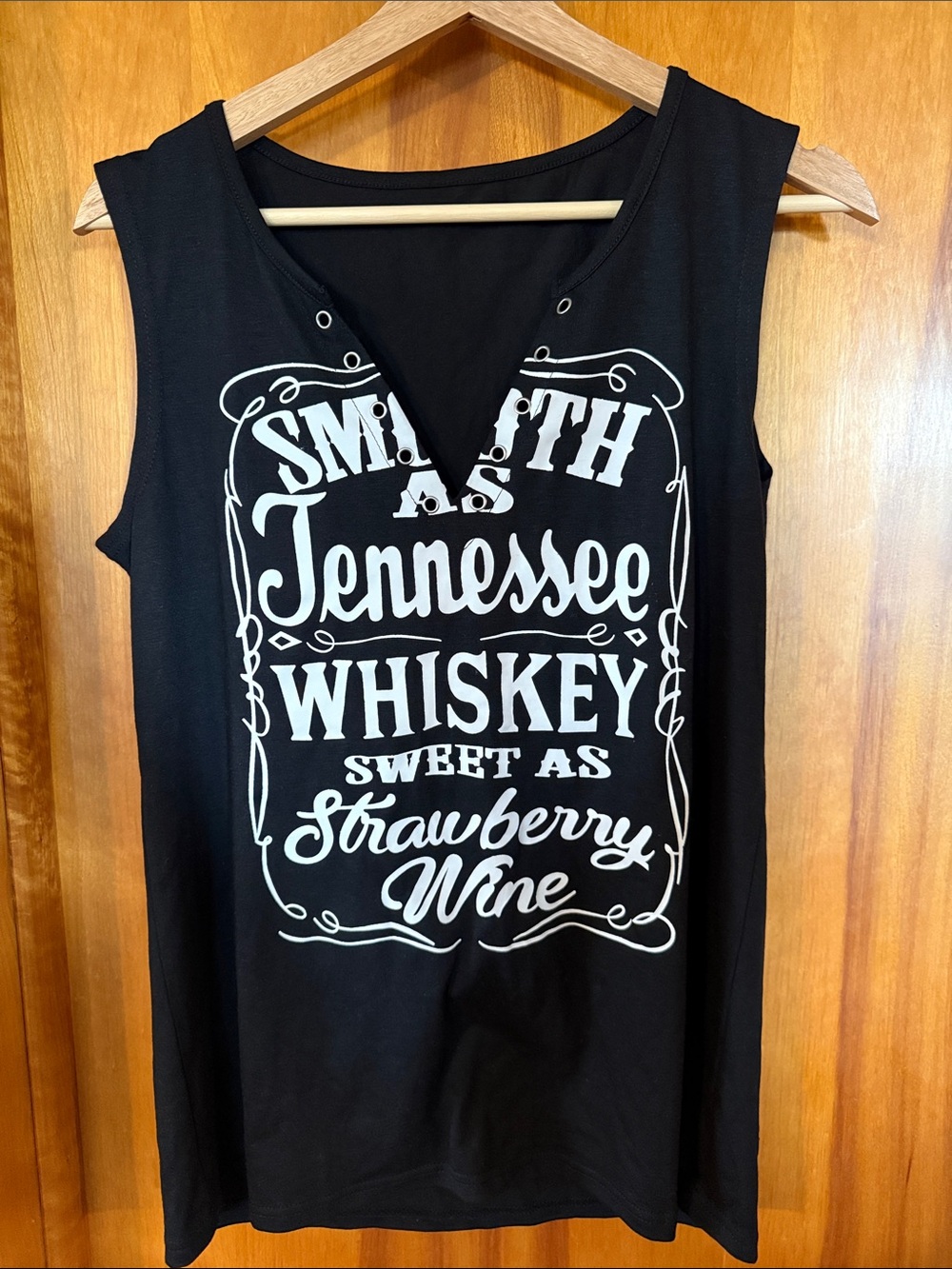 Black Graphic Tennessee Whiskey Tank Top